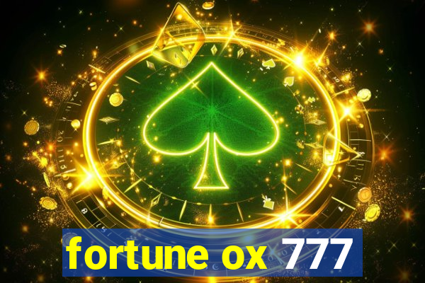 fortune ox 777